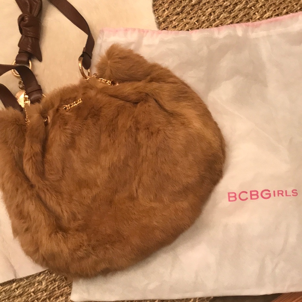 BCBG rabbit purse